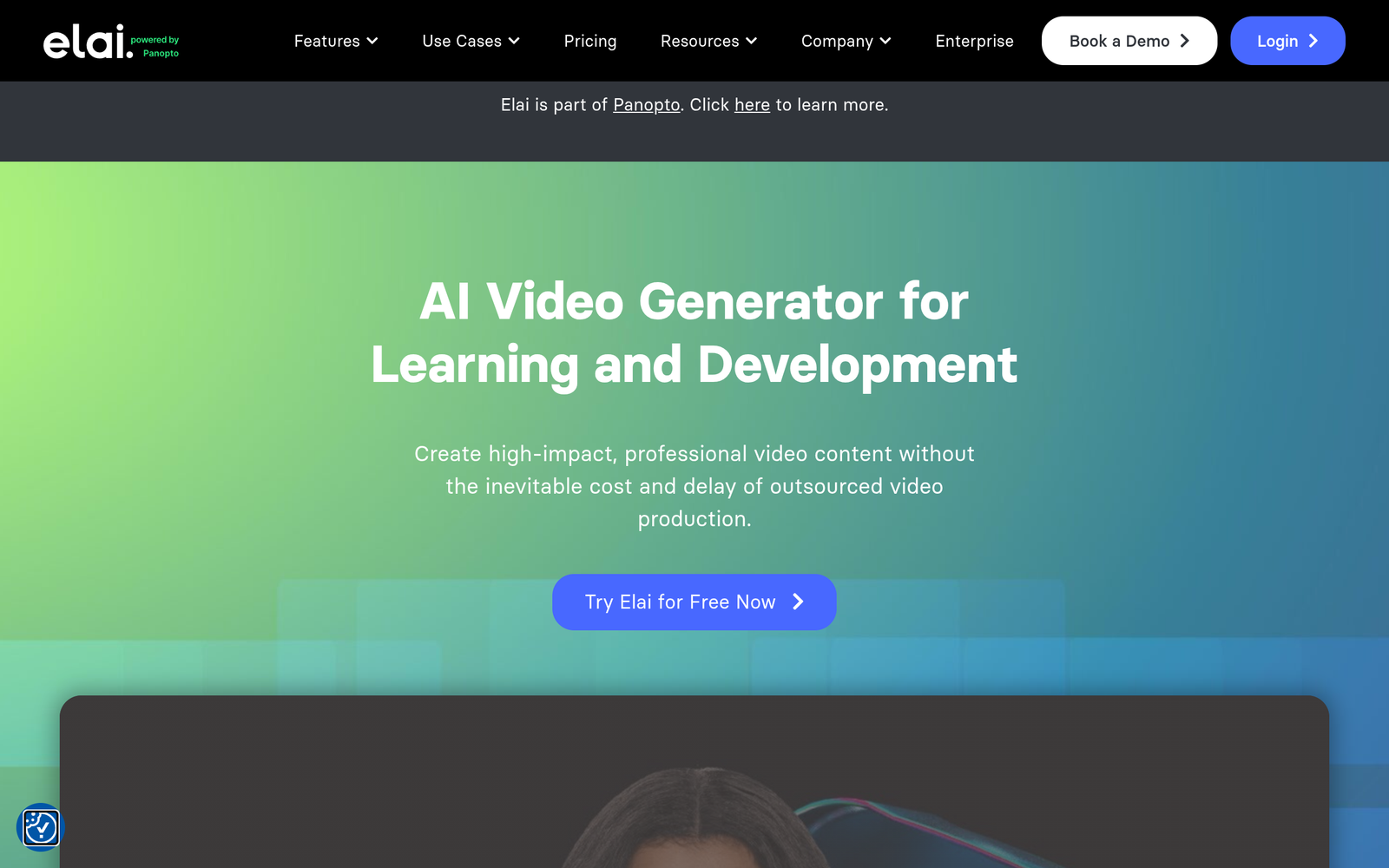 Elai.io homepage