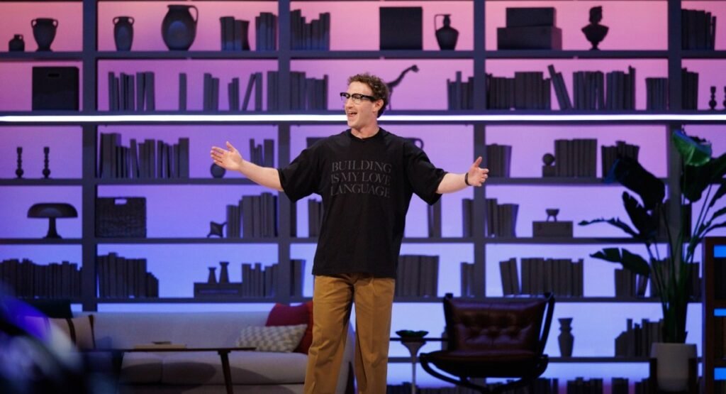 Mark Zuckerberg on stage at Meta Connect 2026, where Meta unveiled its Muse AI agent